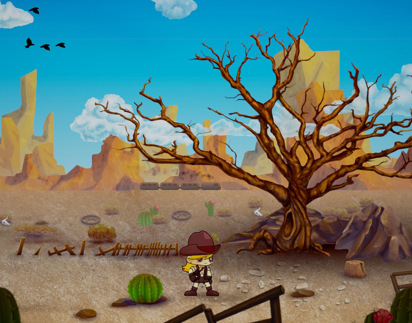 2D Desert Game Prototype