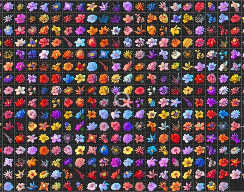 2D Flowers Pack